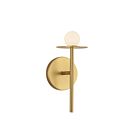 Kuzco Lighting WS15504-BG-UNV Elixir 4W Or brossé LED Appliques murales d'intérieur