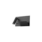 Kuzco Lighting WS16811L-BK Dorchester 16W Noir LED Appliques murales d'intérieur