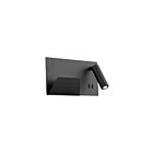 Kuzco Lighting WS16811R-BK Dorchester 16W Noir LED Appliques murales d'intérieur