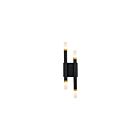 Kuzco Lighting WS19705-BK Draven 14W Noir LED Appliques murales d'intérieur
