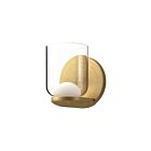 Kuzco Lighting WS52505-BG-CL Cedar 11W Or brossé et transparent LED Appliques murales d'intérieur