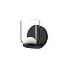 Kuzco Lighting WS52505-BK-CL Cedar 11W Noir et transparent LED Appliques murales d'intérieur