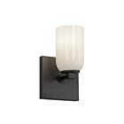 Kuzco Lighting WS57704-BK-GO Nola 1-lumière 40W Noir et verre opale brillant Incandescente Appliques murales d'intérieur