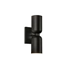 Kuzco Lighting WS57712-BK Nola 2-lumières 80W Noir Incandescente Appliques murales d'intérieur