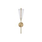 Kuzco Lighting WS62524-BG-LG Mulberry 17W Or brossé et guide de lumière LED Appliques murales d'intérieur