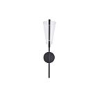 Kuzco Lighting WS62524-BK-LG Mulberry 17W Noir et guide de lumière LED Appliques murales d'intérieur