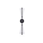 Kuzco Lighting WS62629-BK-LG Mulberry 27W Noir et guide de lumière LED Appliques murales d'intérieur