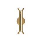 Kuzco Lighting WS89714-MRB Husk 15W Laiton métallique LED Appliques murales d'intérieur