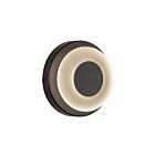 Kuzco Lighting WS97204-BK-FR Stephord 6W Noir et verre givré LED Appliques murales d'intérieur