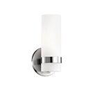 Kuzco Lighting WS9809-BN Milano 9W Nickel brossé LED Appliques murales d'intérieur