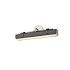 Kuzco Lighting WV307919ANTL Valise 18W Nickel vieilli et cuir tuxedo LED Lampe de salle de bain