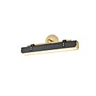 Kuzco Lighting WV307919VBTL Valise 18W Laiton vieilli et cuir tuxedo LED Lampe de salle de bain
