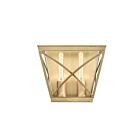 Kuzco Lighting WV309602VB Lattice 2-lumières 120W Laiton vieilli Lampe de salle de bain