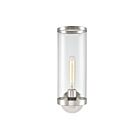 Kuzco Lighting WV311601PNCG Revolve II 1-lumière 60W Verre transparent et nickel poli Lampe de salle de bain