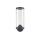 Kuzco Lighting WV311601UBCG Revolve II 1-lumière 60W Verre transparent et bronze urbain Lampe de salle de bain