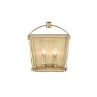 Kuzco Lighting WV312202VB Manor 2-lumières 120W Laiton vieilli Lampe de salle de bain