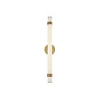 Kuzco Lighting WV324230VBGO-UNV Madison 24W Laiton vieilli et opale lustré LED Lampe de salle de bain