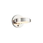 Kuzco Lighting WV325106PNAR Blanco 14W Nickel poli et albâtre LED Lampe de salle de bain