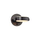 Kuzco Lighting WV325106UBAR Blanco 14W Bronze urbain et albâtre LED Lampe de salle de bain