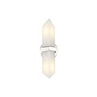 Kuzco Lighting WV334215PNAR Valencia 2-lumières 120W Nickel poli et albâtre Lampe de salle de bain