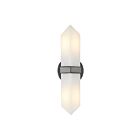 Kuzco Lighting WV334215UBAR Valencia 2-lumières 120W Bronze urbain et albâtre Lampe de salle de bain