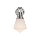 Kuzco Lighting WV348106PNOP Willard 1-lumière 60W Nickel poli et verre opale mat Lampe de salle de bain