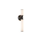 Kuzco Lighting WV348118UBFR Edwin 13W Bronze urbain et verre strié dépoli LED Lampe de salle de bain