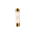 Kuzco Lighting WV348218VBOP Willard 2-lumières 120W Laiton vieilli et verre opale mat Lampe de salle de bain