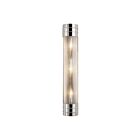 Kuzco Lighting WV348224PNPG Willard 3-lumières 180W Nickel poli et verre prismatique Lampe de salle de bain