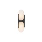 Kuzco Lighting WV357214UBAR Odin 2-lumières 120W Bronze urbain et albâtre Lampe de salle de bain