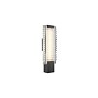Kuzco Lighting WV374118UBCR Alai 15W Bronze urbain et verre strié transparent LED Lampe de salle de bain