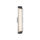 Kuzco Lighting WV374225UBCR Alai 29W Bronze urbain et verre strié transparent LED Lampe de salle de bain