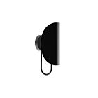 Kuzco Lighting WV450706MB Seno 1-lumière 60W Noir mat et mèche de bougie Lampe de salle de bain