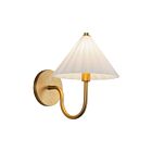 Kuzco Lighting WV451808AGOP Serena 1-lumière 60W Or vieilli et verre opale mat Lampe de salle de bain