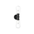 Kuzco Lighting WV464002MB Marcel 2-lumières 120W Noir mat Lampe de salle de bain
