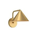 Kuzco Lighting WV485007BG Remy 1-lumière 60W Or brossé Lampe de salle de bain