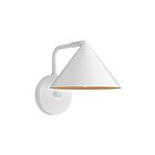 Kuzco Lighting WV485007WH Remy 1-lumière 60W Blanc Lampe de salle de bain
