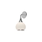 Kuzco Lighting WV524006CHOP Hazel 1-lumière 60W Chrome et verre opale mat Lampe de salle de bain
