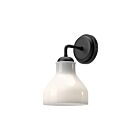 Kuzco Lighting WV540106MBGO Westlake 1-lumière 60W Verre opale lustré et noir mat Lampe de salle de bain