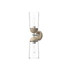 Kuzco Lighting WV542226WHWK Emil 2-lumières 120W Blanc et chêne blanc Lampe de salle de bain