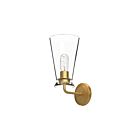 Kuzco Lighting WV570006BGCL Salem 1-lumière 60W Or brossé et verre transparent Lampe de salle de bain