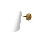 Kuzco Lighting WV572205WHAG Gabriel 1-lumière 60W Or vieilli et blanc Lampe de salle de bain