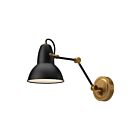 Kuzco Lighting WV576027MBAG Felix 1-lumière 60W Or vieilli et noir mat Lampe de salle de bain