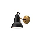 Kuzco Lighting WV576607MBAG Felix 1-lumière 60W Or vieilli et noir mat Lampe de salle de bain
