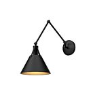 Kuzco Lighting WV584510MB Archer 1-lumière 60W Noir mat Lampe de salle de bain