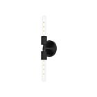 Kuzco Lighting WV607202MB Claire 2-lumières 120W Noir mat Lampe de salle de bain