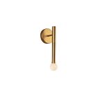 Kuzco Lighting WV612114BGOP-UNV Arden 6W Or brossé et verre opale LED Lampe de salle de bain