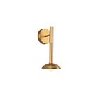 Kuzco Lighting WV616114BGOP-UNV Arden 6W Or brossé et verre opale LED Lampe de salle de bain