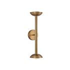 Kuzco Lighting WV616223BGOP-UNV Arden 11W Or brossé et verre opale LED Lampe de salle de bain