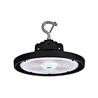 LEDONE LOC-ELHB-MW-80100150-50KD-LV-V2 Wattage Sélectionnable Noir Highbay ronde